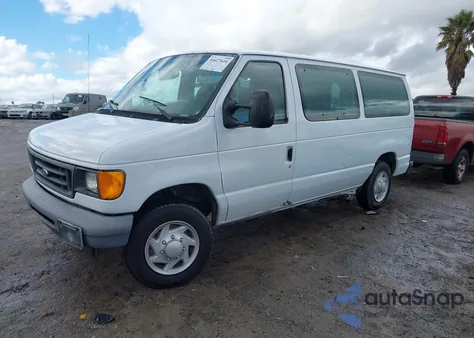2007 Ford E-150 Commercial/Recreational z USA, uszkodzony, nr VIN 1FTNE14W97DB20815